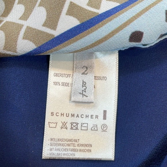 Dorothee Schumacher Top Blouse Size 2 US Small 4 100% Silk - Picture 10 of 15